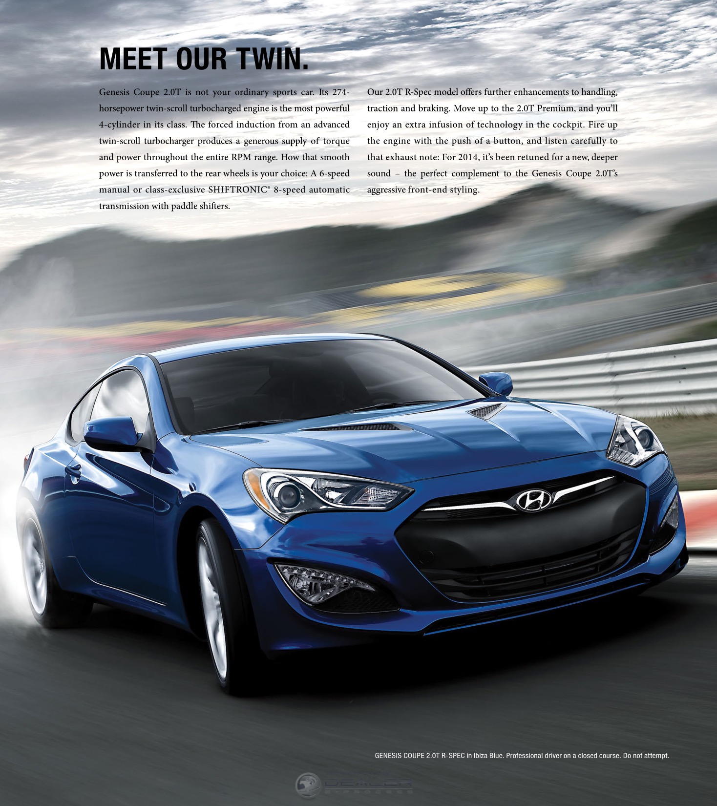 2014 Hyundai Genesis Coupe Brochure Page 8